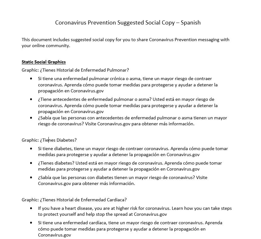 Suggested Social Copy Spanish Screenshot JPG